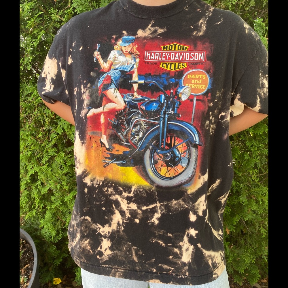 Customized Harley Davidson t shirt